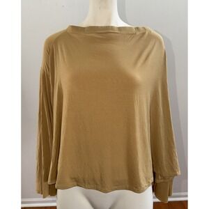 forever twenty one 21‎ Mustard Off Shoulder Blouse NWT 3X Bell Sleeves